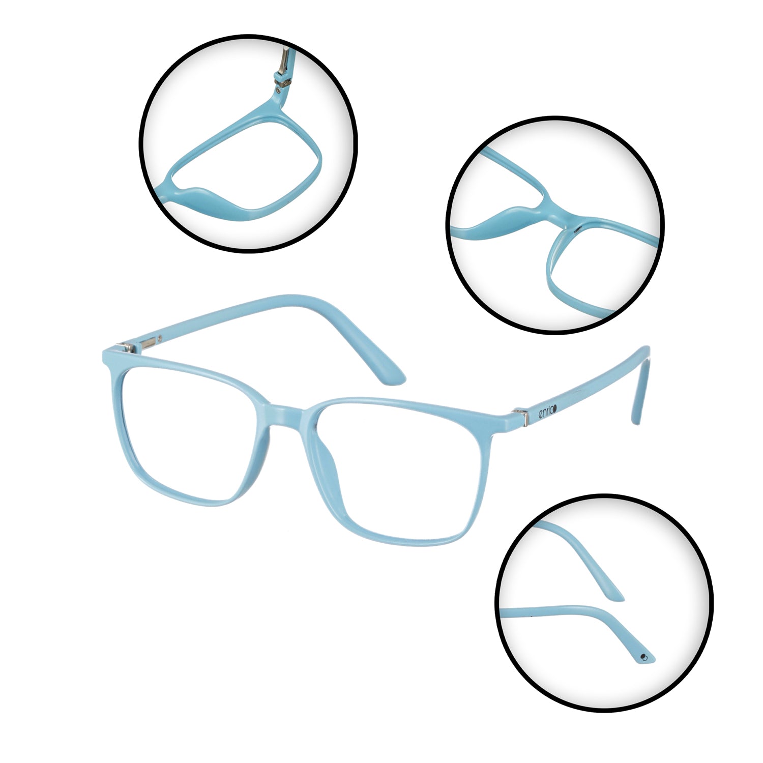 Bluno Candy Square Computer Glasses for Women (Unisex)